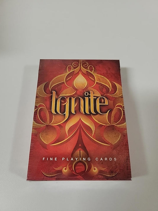 The Ellusionist Ignite Fine Playing Cards Poker Deck Red