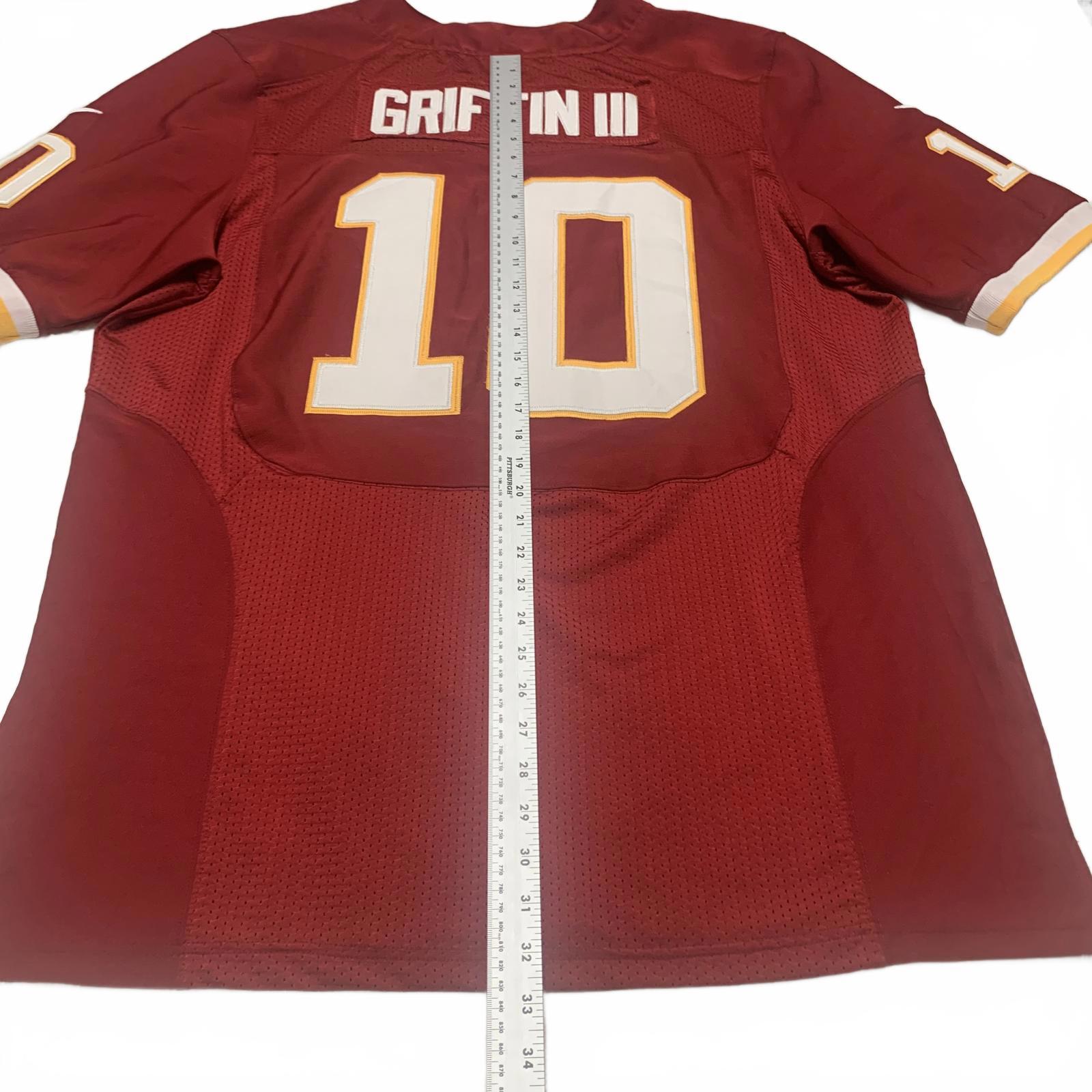 Camiseta Nike de Robert Griffin III # 10, talla 52, Washington Redskins, NFL RGIII para hombre