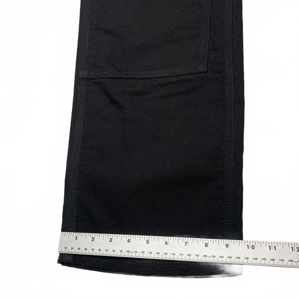 Pantalones Carhartt para hombre, talla 38x32, negros, holgados, con doble rodilla, para trabajo, EE. UU.