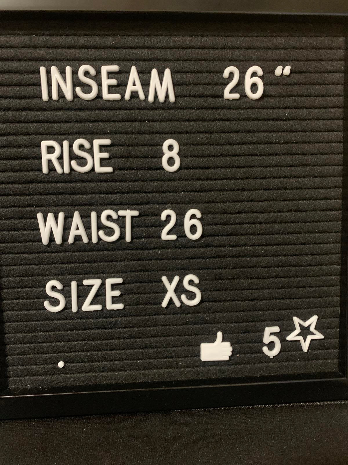 Leggings negros de maternidad A Pea in the Pod para mujer, talla extra pequeña, ancho 26 x 26