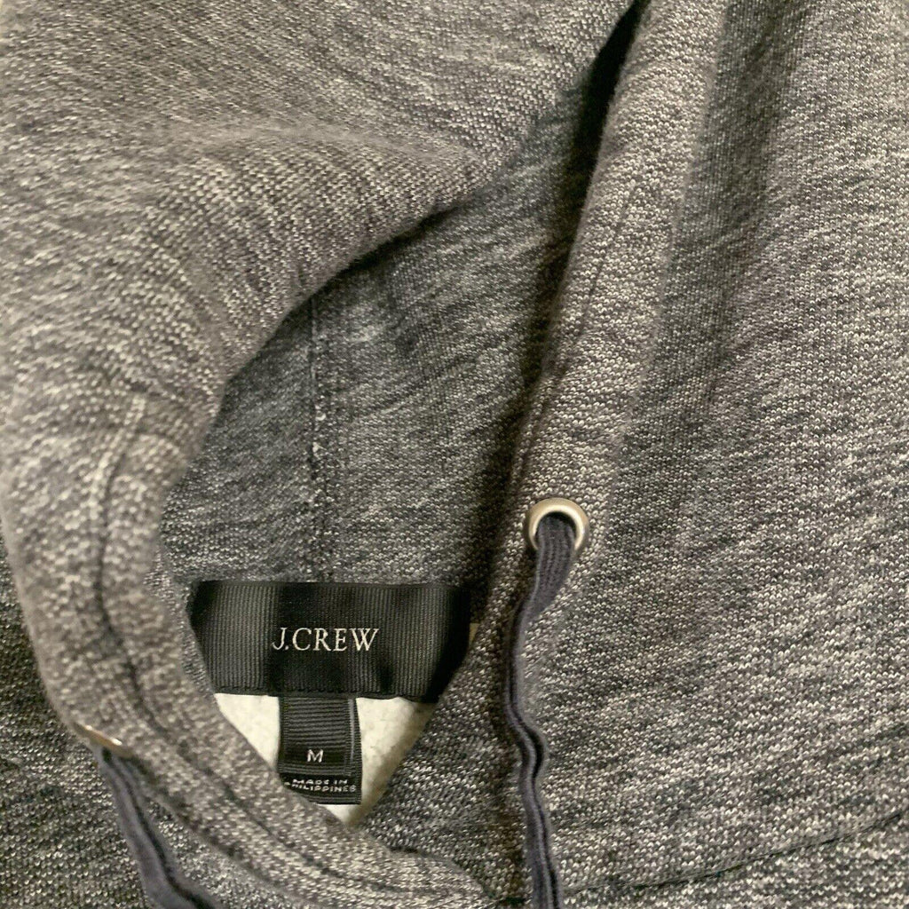 Sudadera con capucha J Crew para mujer, talla M, color negro y gris carbón.