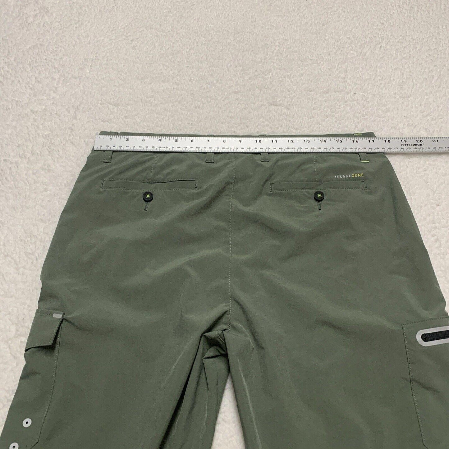 Tommy Bahama Island Zone Army Green Men's Shorts Size 34 Golf Shorts