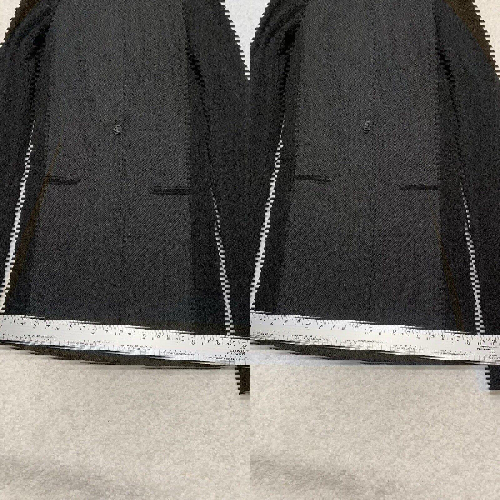 Blazer de punto Tahari de doble textura para mujer, talla 4, negro y gris