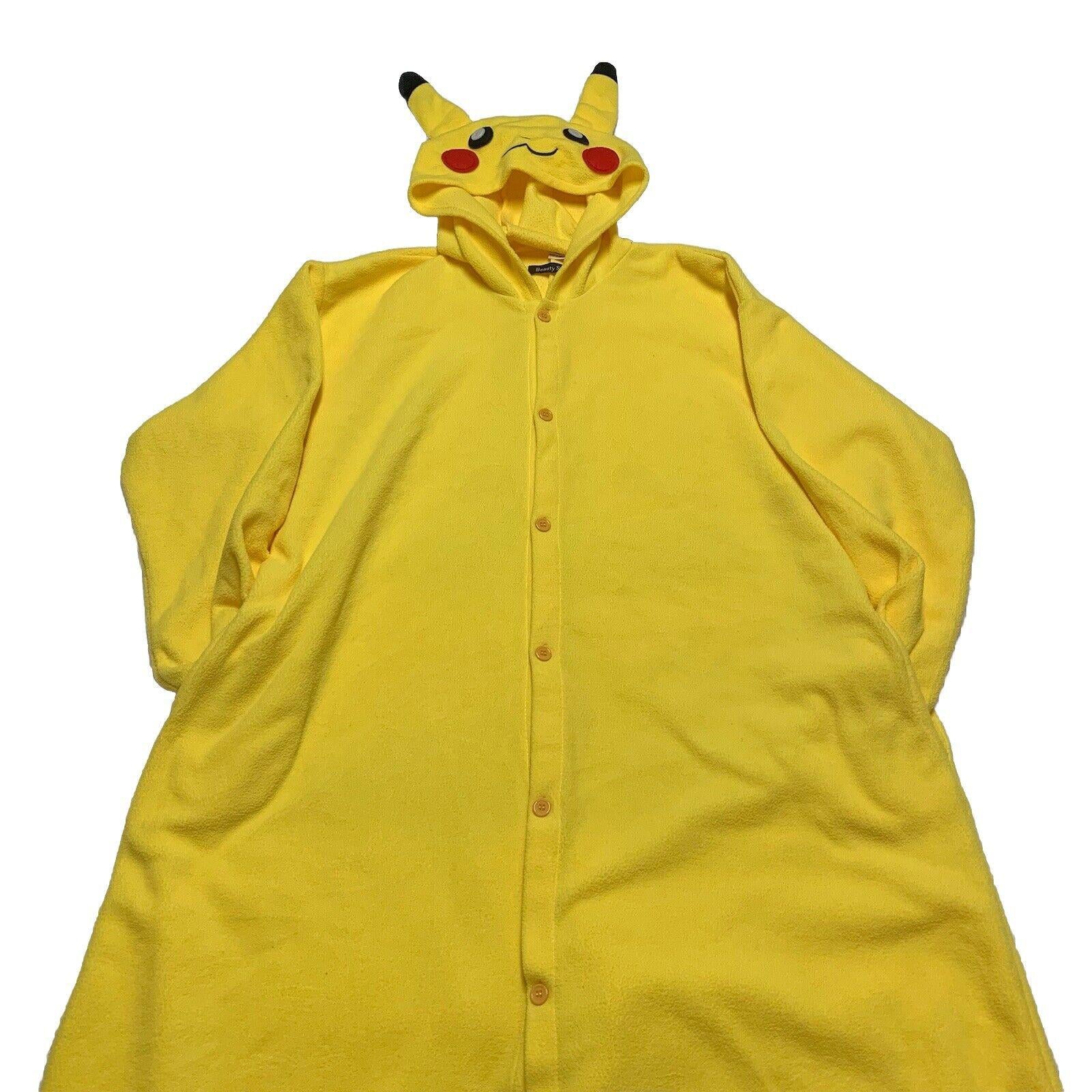 Pijama de Pikachu Beauty Shine para adultos, traje de cosplay de una pieza XL