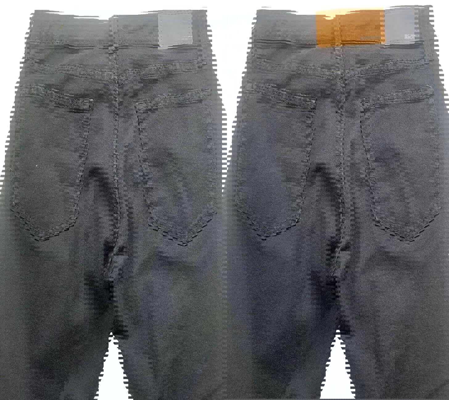Vaqueros Bonobos para hombre, 31/30, negros, ajustados, de pierna recta y elásticos