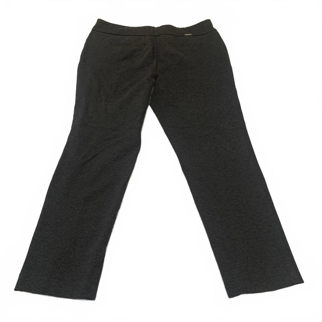 Pantalones casuales Rekucci para mujer, talla 18W, gris oscuro, ancho 40 x 29,5