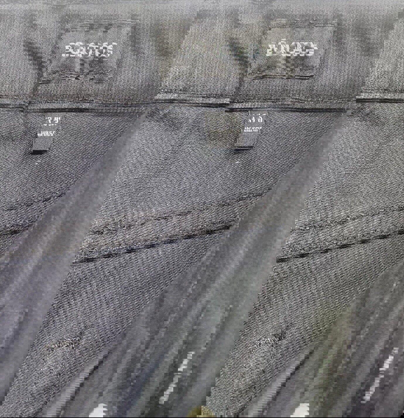 Vaqueros Bonobos para hombre, 31/30, negros, ajustados, de pierna recta y elásticos