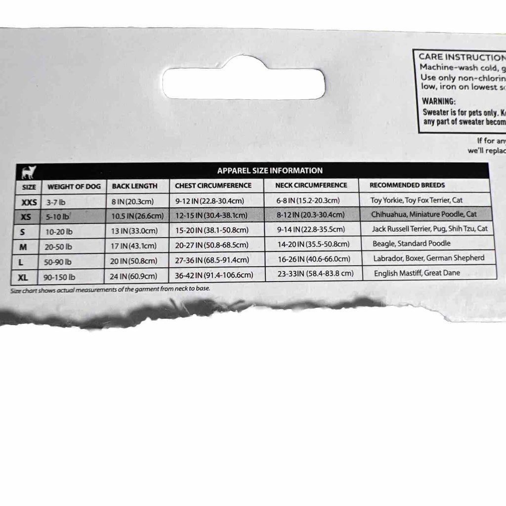 Suéter rojo para mascotas Vibrant Life, talla XS, ropa para perros, gatos y chihuahuas consentidos