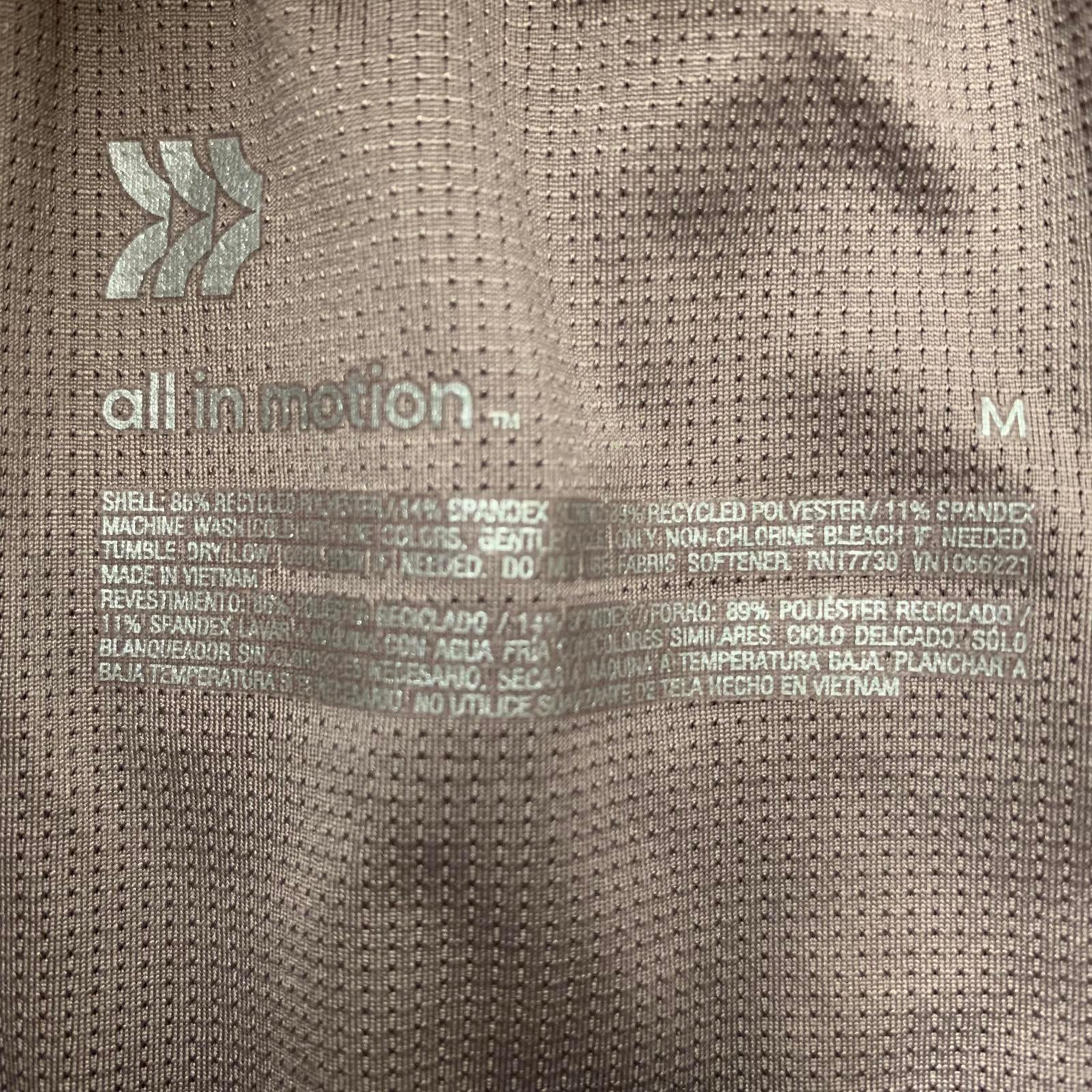 Pantalones cortos para correr All in Motion para hombre, talla mediana, marrón claro, W29