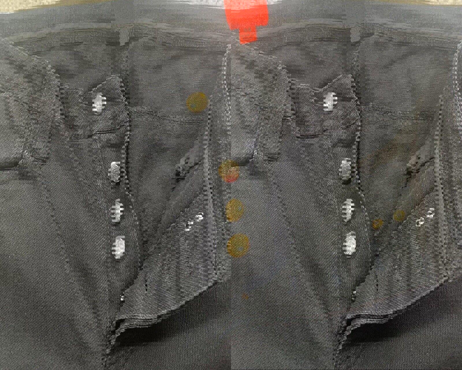 Vaqueros Zack Fifth Avenue para hombre, talla 34, color negro