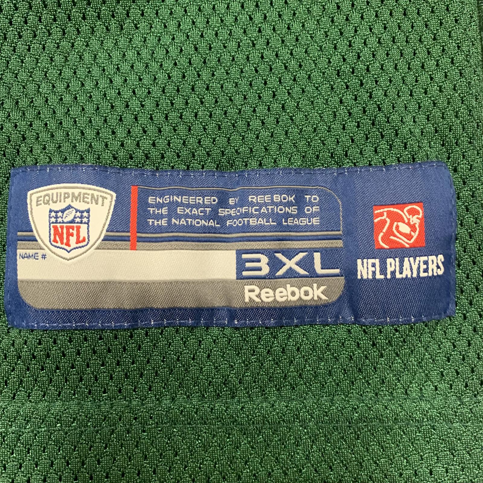 Camiseta de fútbol americano Reebok Esposito de los New York Jets, talla 39, verde, NFL, para uso en el campo, de VTG