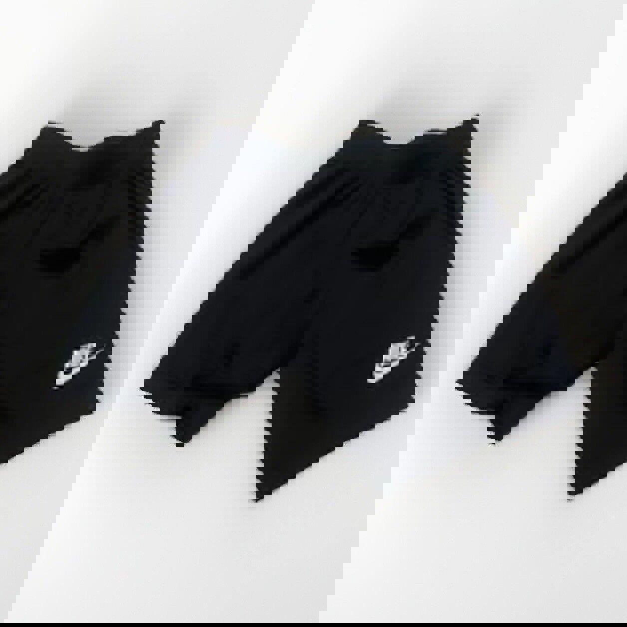 Pantalones cortos Nike de jersey elásticos negros para niños de 3 a 3 años