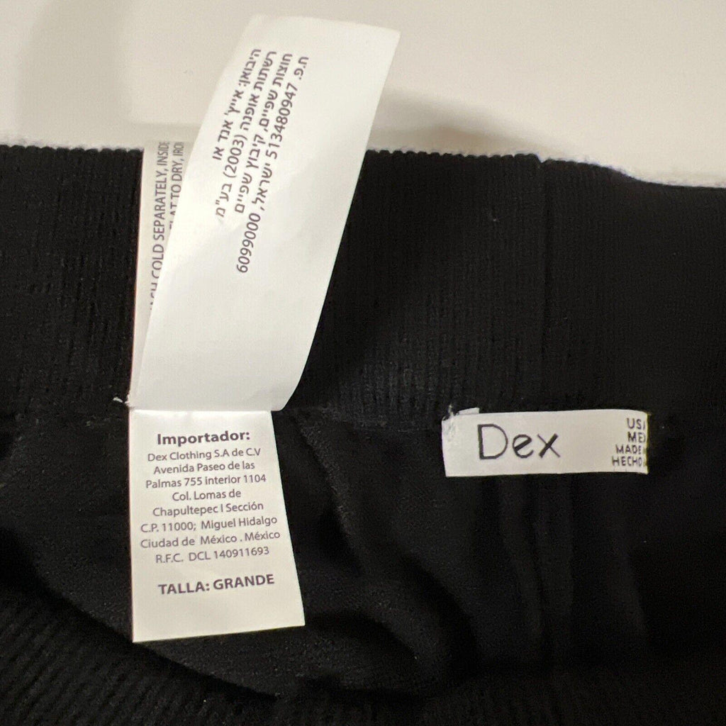 Pantalones cortos negros anchos estilo gaucho de Dex Clothing para mujer