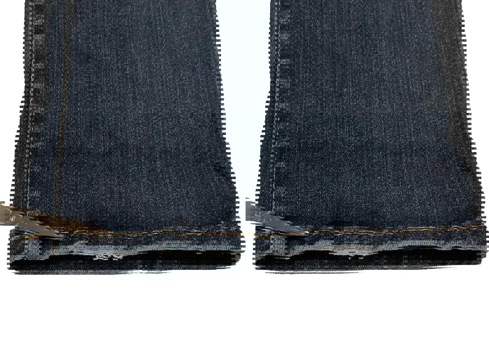 Vaqueros rectos American Eagle Outfitters para hombre, denim flexible con lavado azul oscuro, talla 32/34
