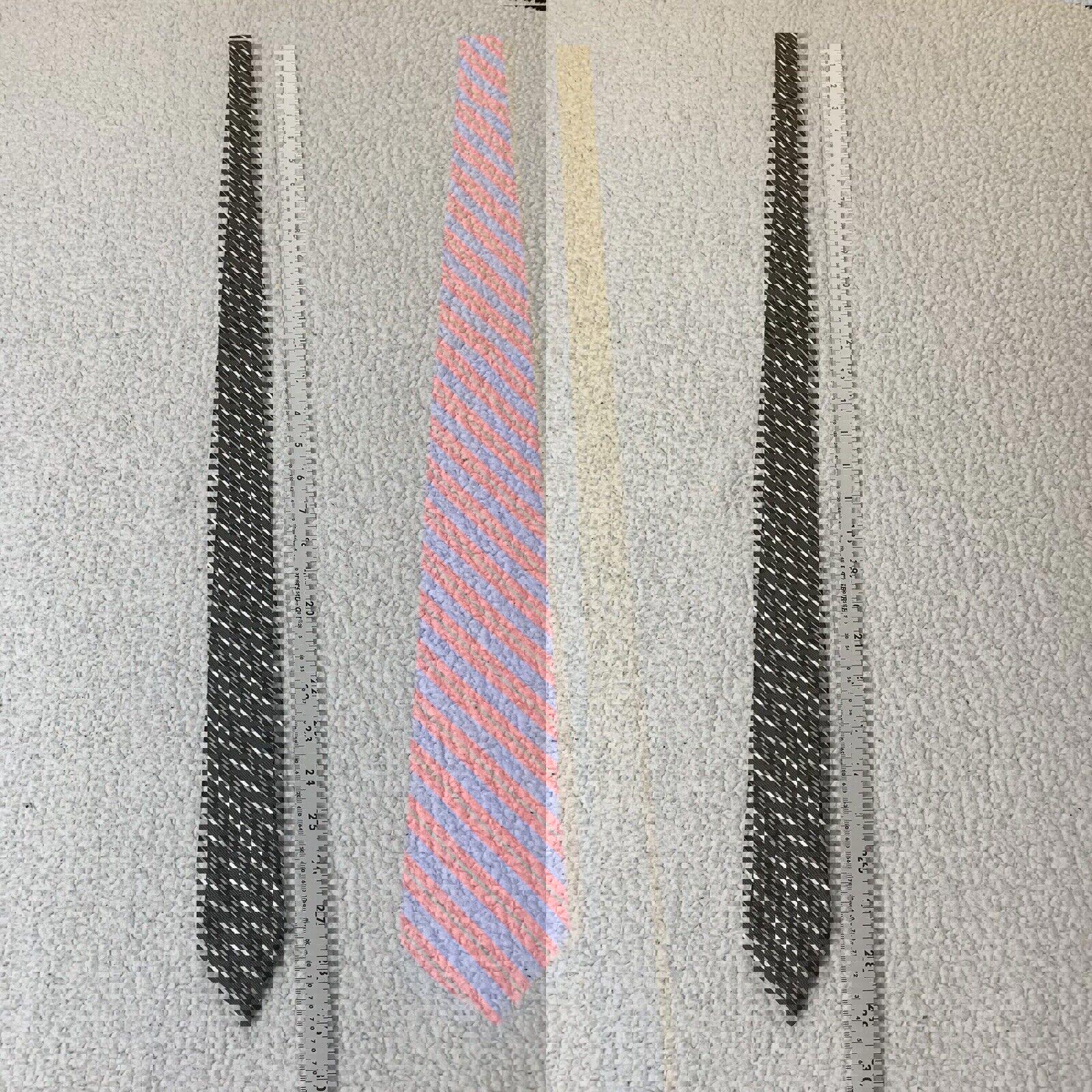 Corbata Nautica para hombre, color rojo, blanco y azul, con rayas diagonales, 100 % seda