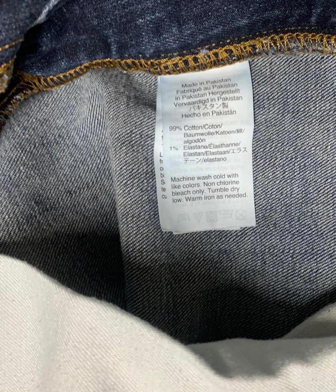 Pantalones cortos de mezclilla azul oscuro J Crew Mercantile para hombre, talla 34 x 32 L