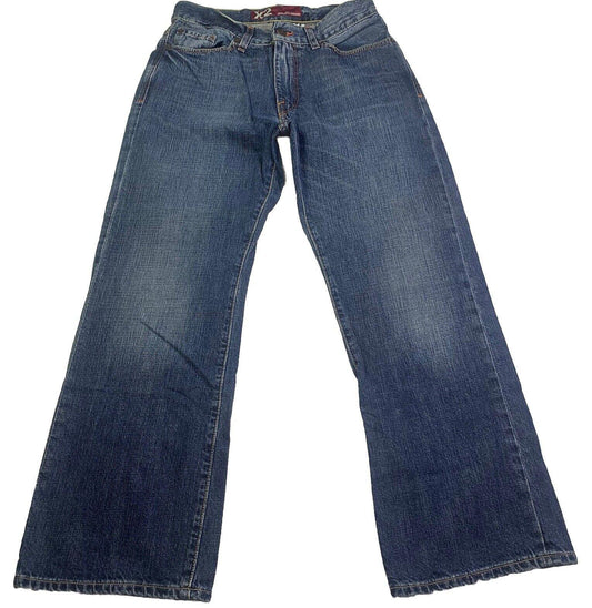 X2 Quality Denim Jeans Men's Size W31 L30 Blue Boot Cut