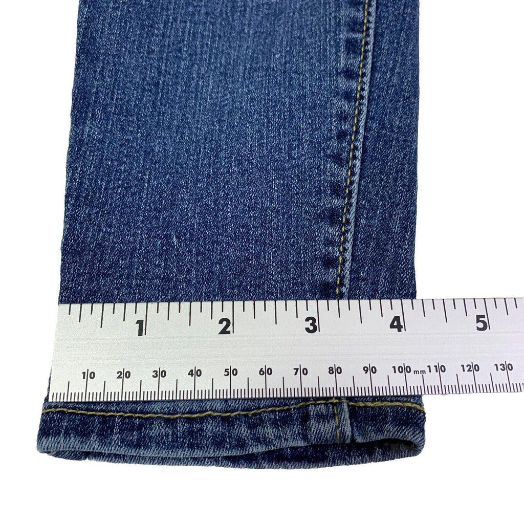 Vaqueros Levi Strauss Signature para niña, azul, talla 4, talla M, ancho 27, largo 30