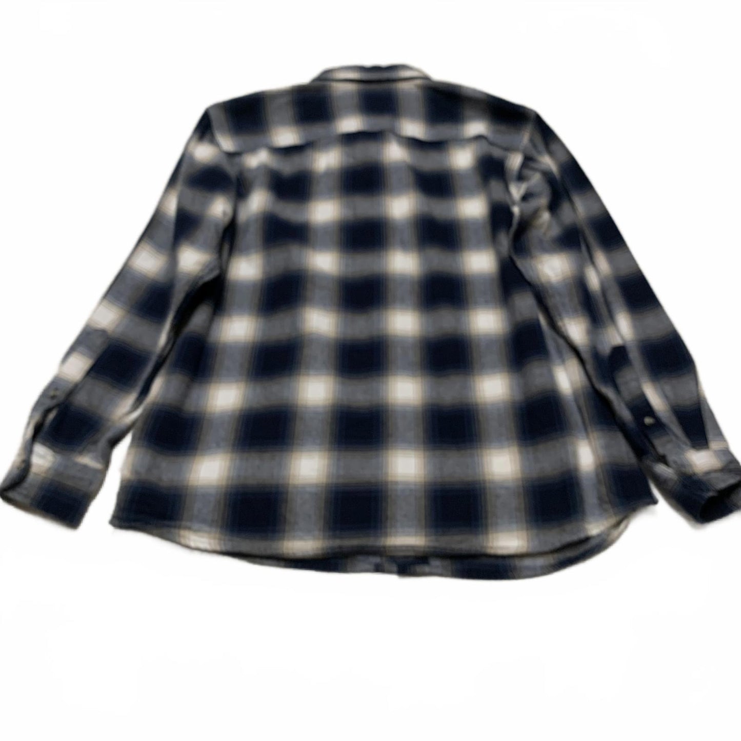 Red Head Brand Co. Men's Sz Large Blue Plaid Flannel Shirt Cotton
