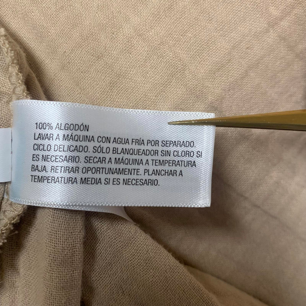 Vestido largo informal de algodón beige para mujer, talla grande, de Universal Threads Goods Co.