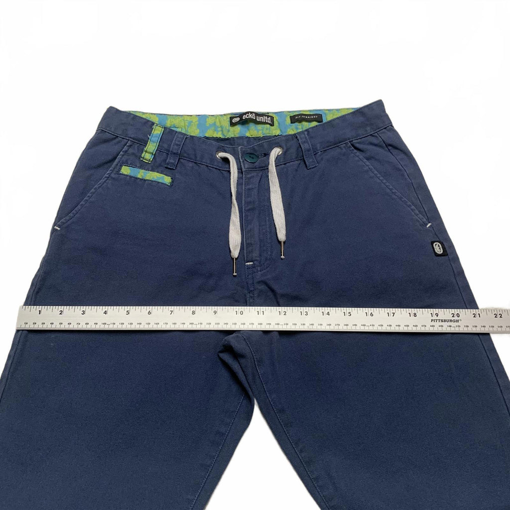 Pantalones casuales rectos Ecko Unltd. para hombre (ver medidas), color azul marino