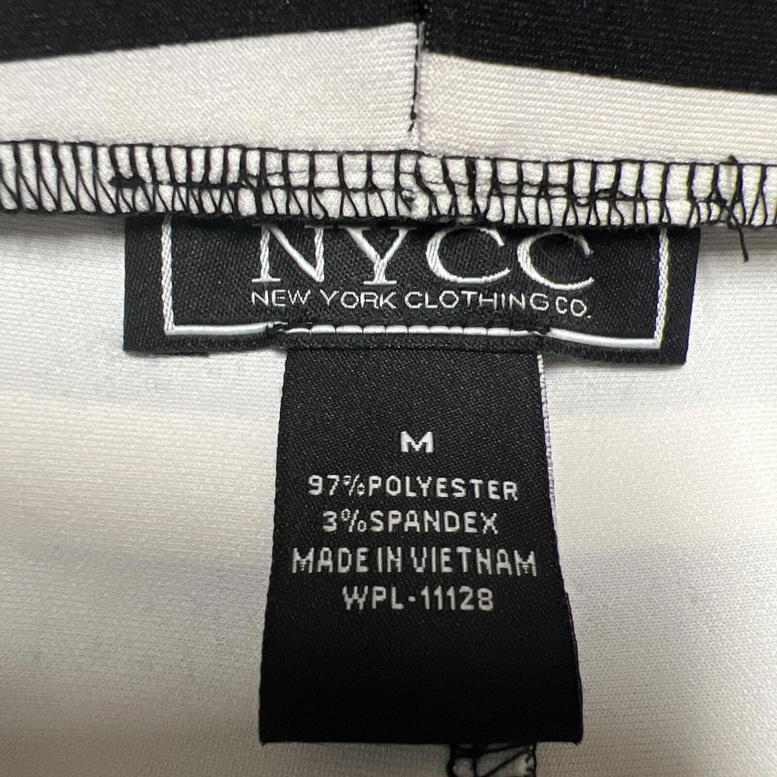 Falda tubo modesta hasta la rodilla con rayas rojas y negras de NYCC para mujer, talla M