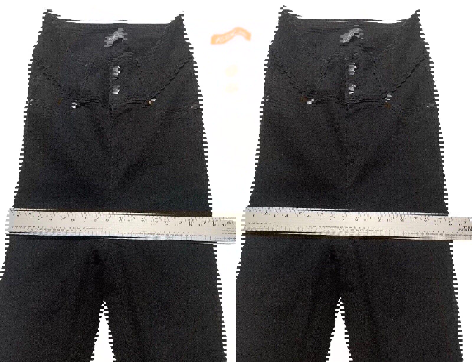 Jeans Astor Denim para niñas talla 13 negros de corte recto para jóvenes