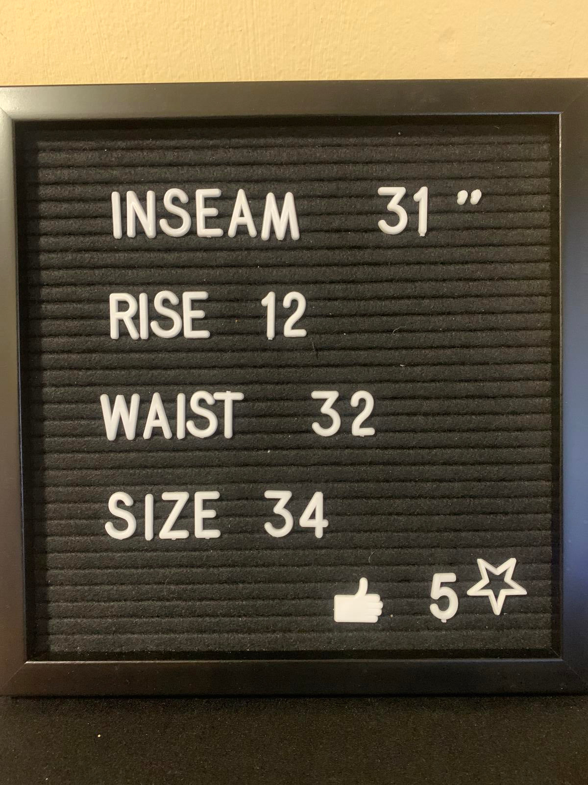 Pantalones anchos color caqui Tommy Hilfiger para hombre, talla 34x32