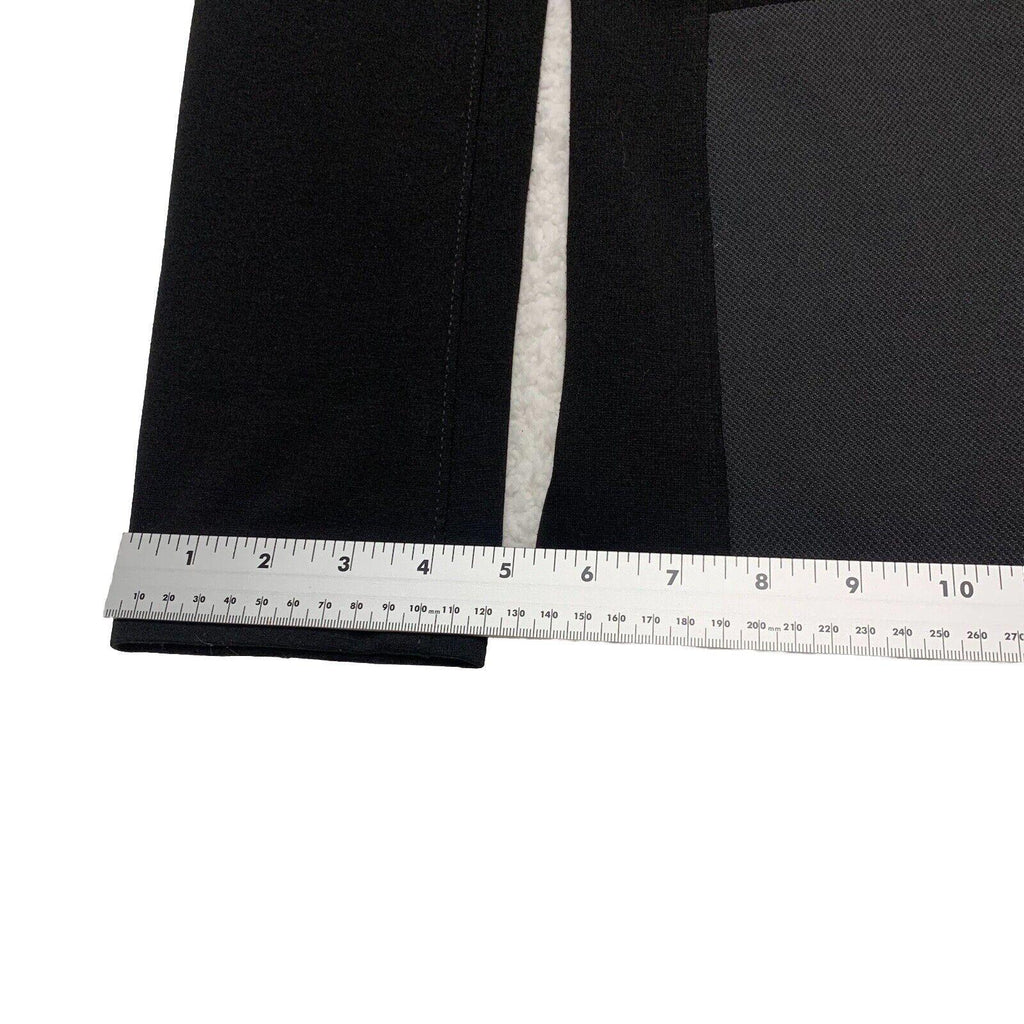 Blazer de punto Tahari de doble textura para mujer, talla 4, negro y gris