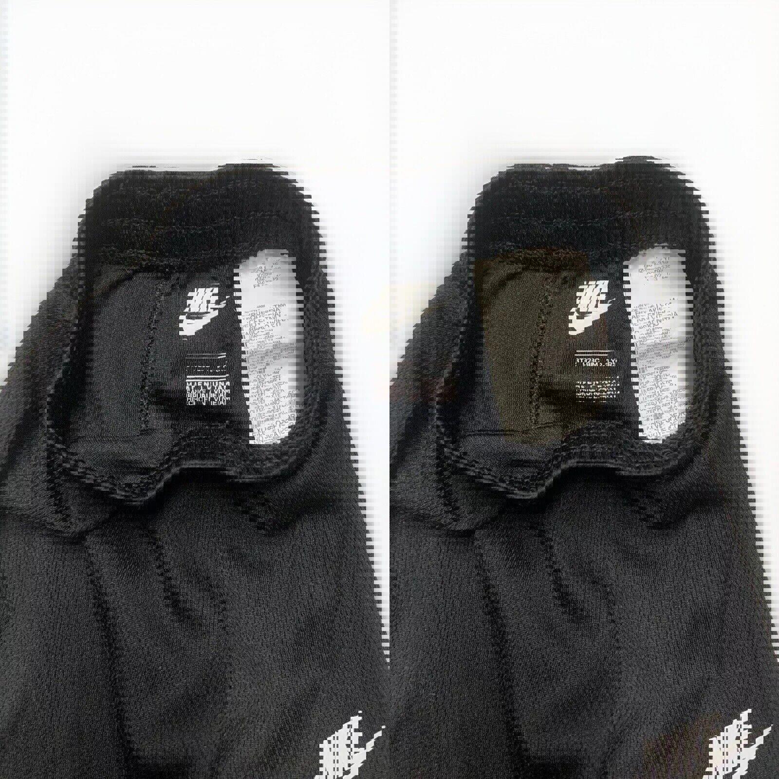 Pantalones cortos Nike de jersey elásticos negros para niños de 3 a 3 años