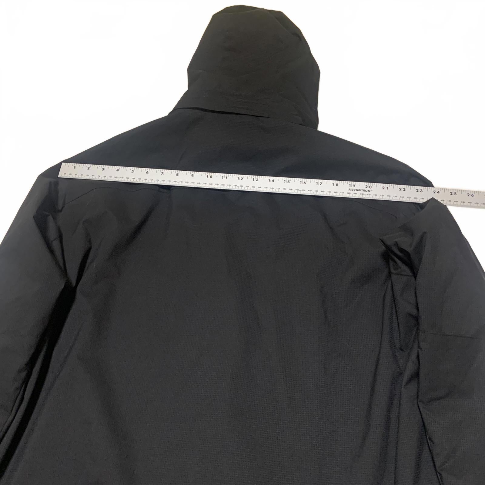 Free Country Men's Size X Large  Black Utility Jacket Hooded Coat  Warm Durable