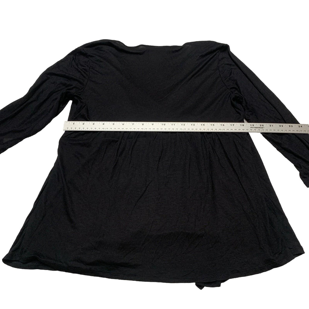 Túnica con cinturón estilo bohemio festivo en blanco y negro PXL para mujer de Style &amp; Co.