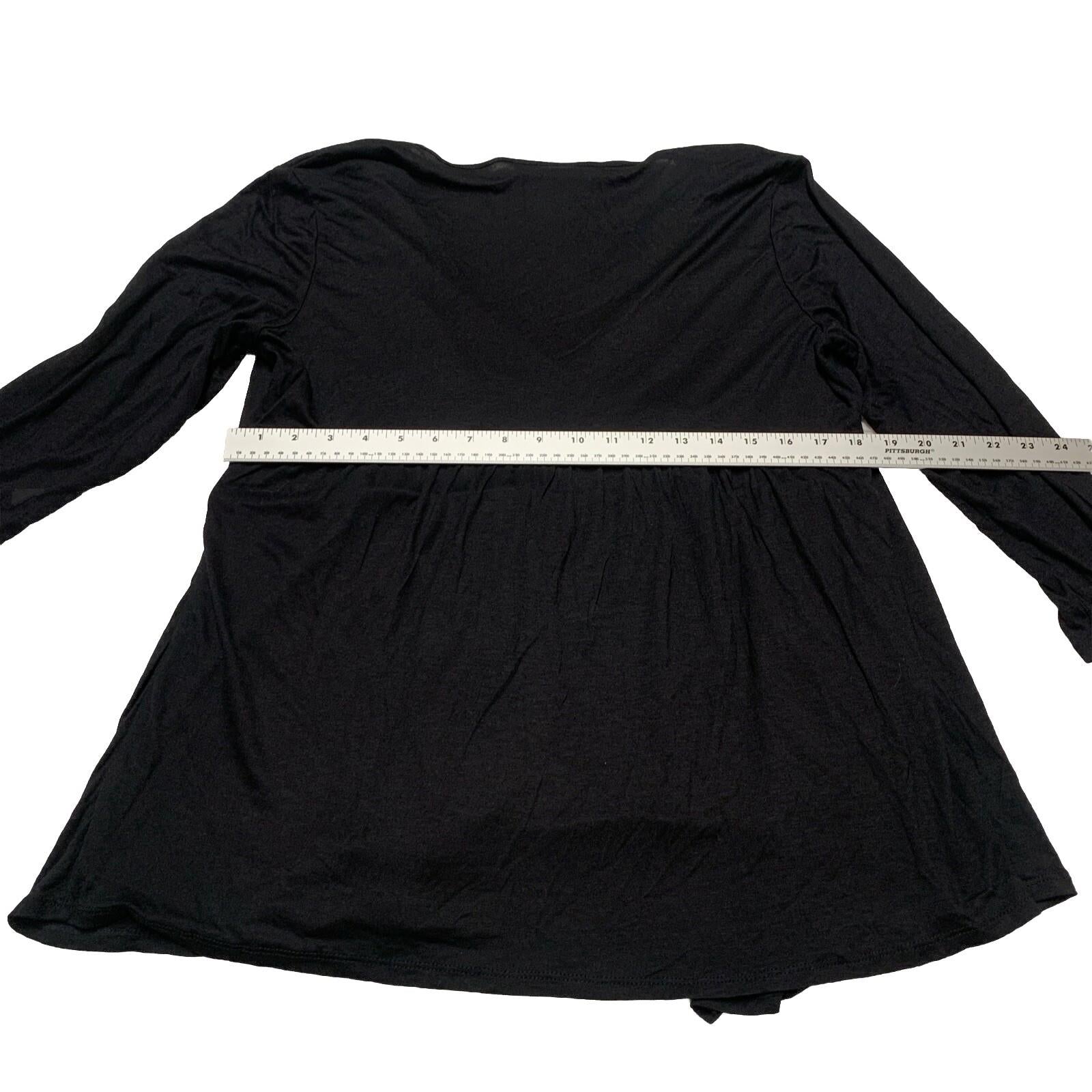 Túnica con cinturón estilo bohemio festivo en blanco y negro PXL para mujer de Style &amp; Co.