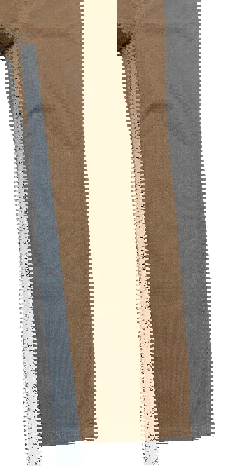 Pantalones Jegging Talbots de pana color canela para mujer, talla 14, con curvas