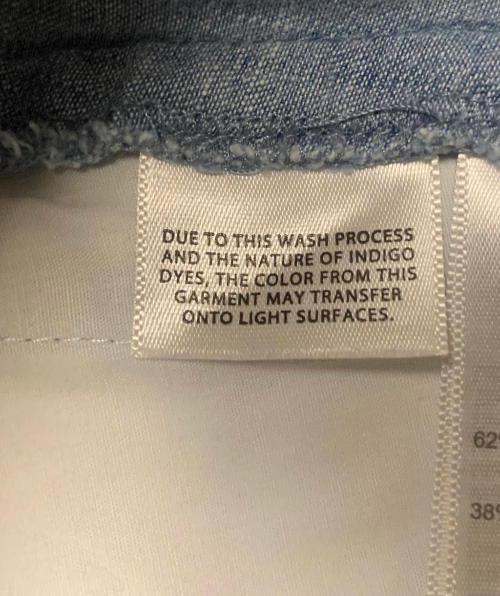 Bermudas Madewell de cambray azul para mujer, talla 28, talla 30