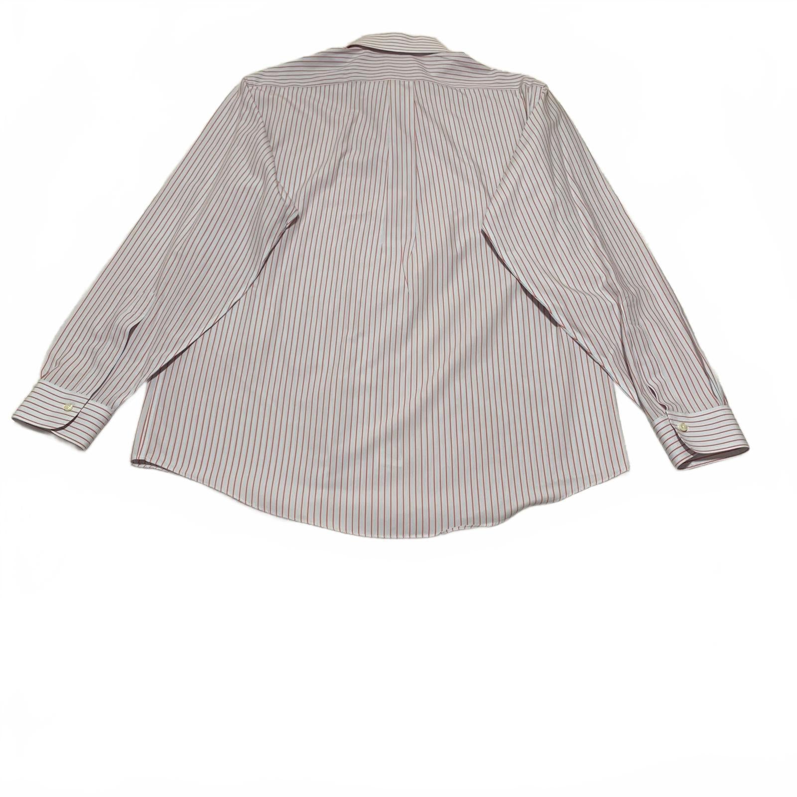 Camisa de vestir Brooks Brothers para hombre, talla 16-36, corte recto, sin planchado, de algodón Supima, manga larga