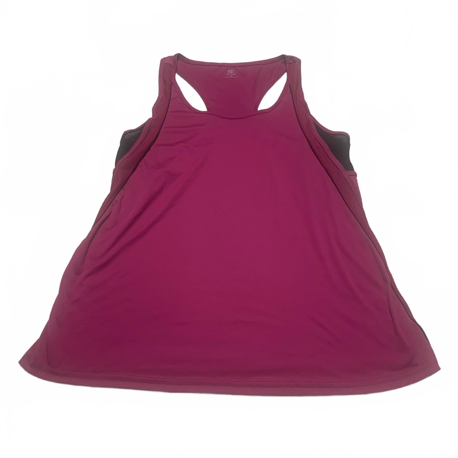 Camiseta deportiva sin mangas fucsia Champion para mujer talla XL