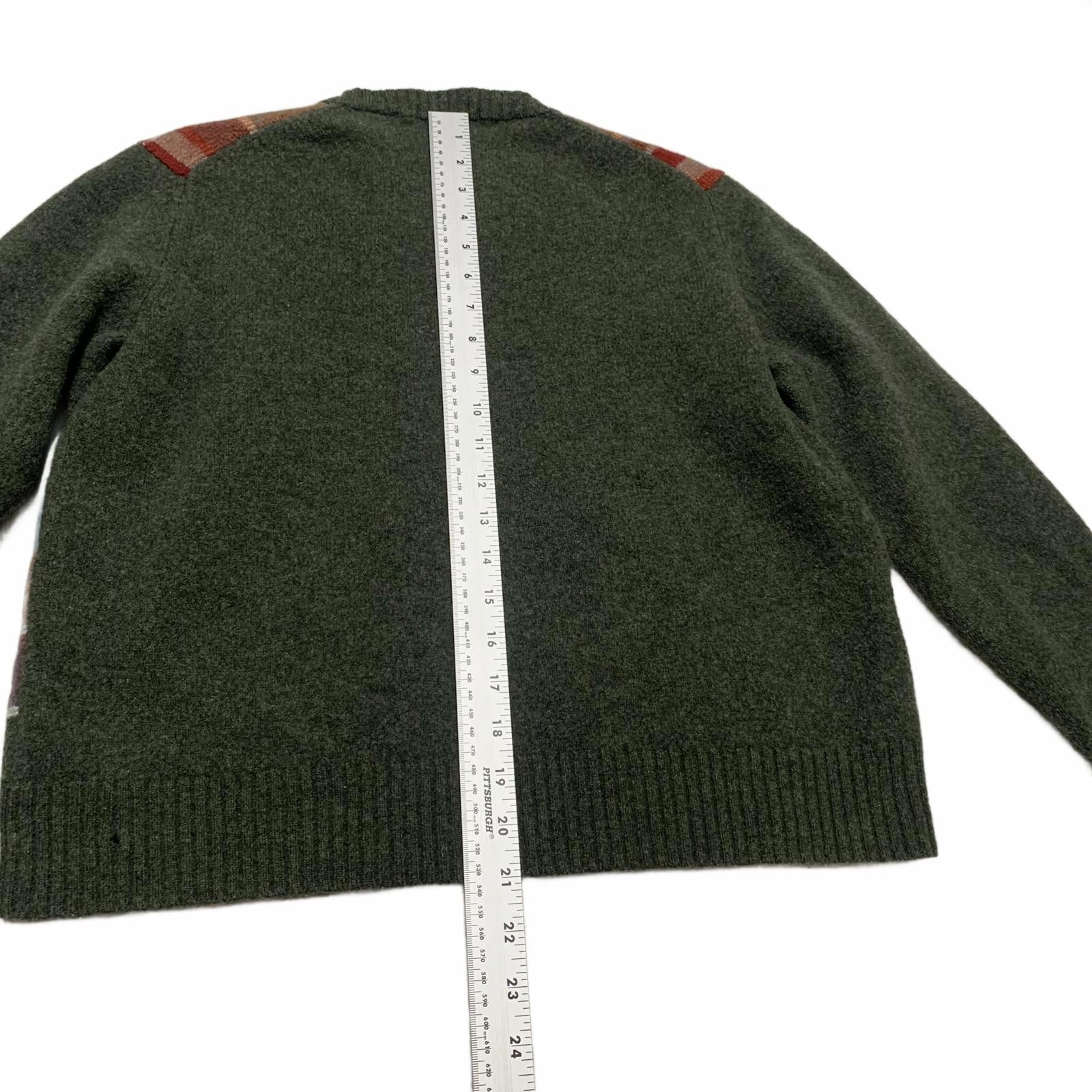 Suéter de lana a cuadros grande para hombre de Grant Thomas