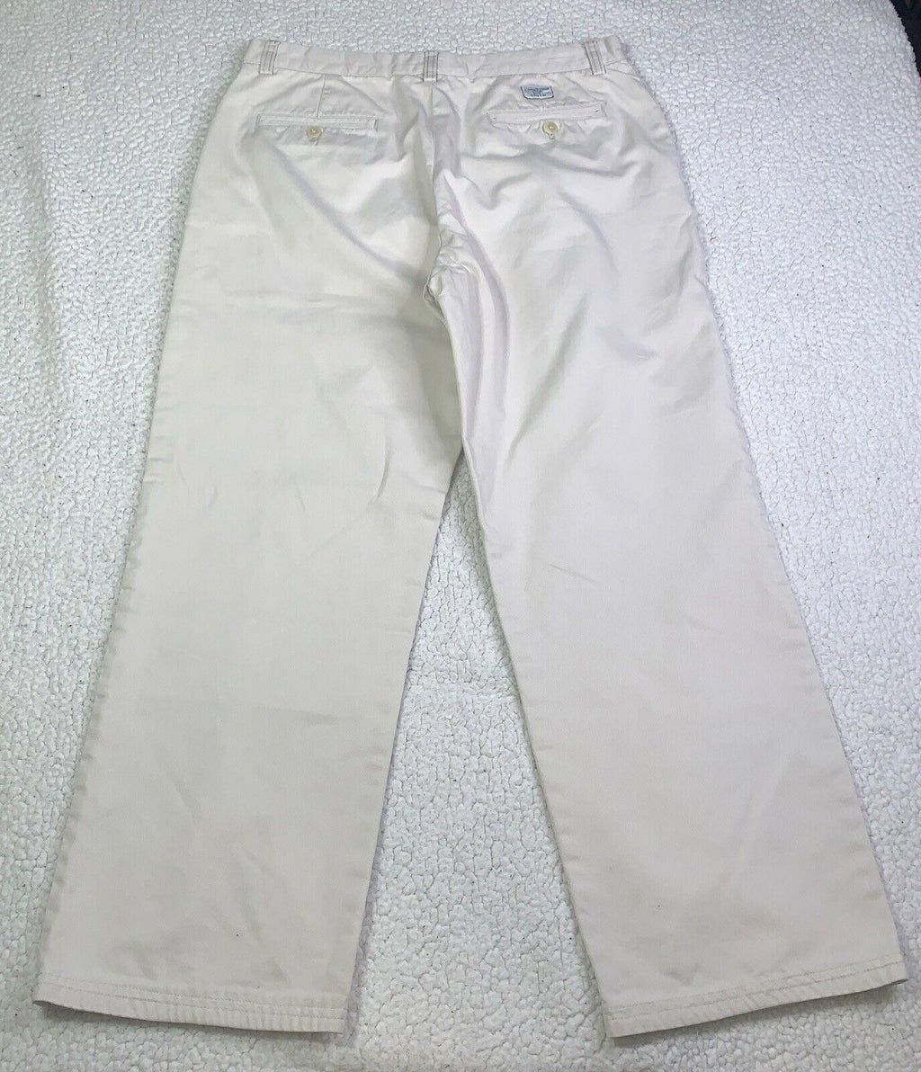 Pantalón clásico beige holgado para hombre Vineyard Vines 34x30