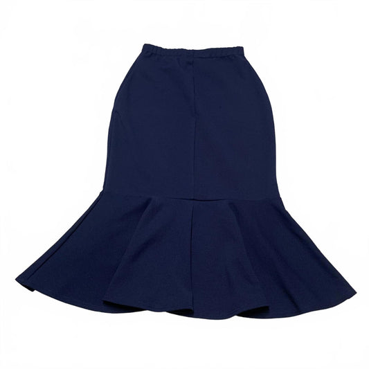 Vintage April Women's Dress Size S Navy Trumpet Mermaid Skirt USA