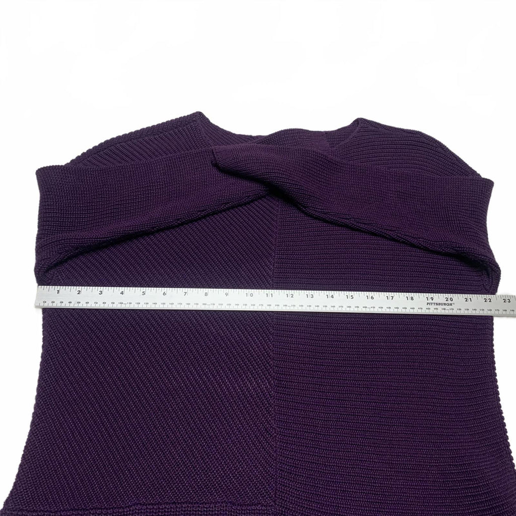Suéter de punto morado Ralph Lauren para mujer, talla 1X