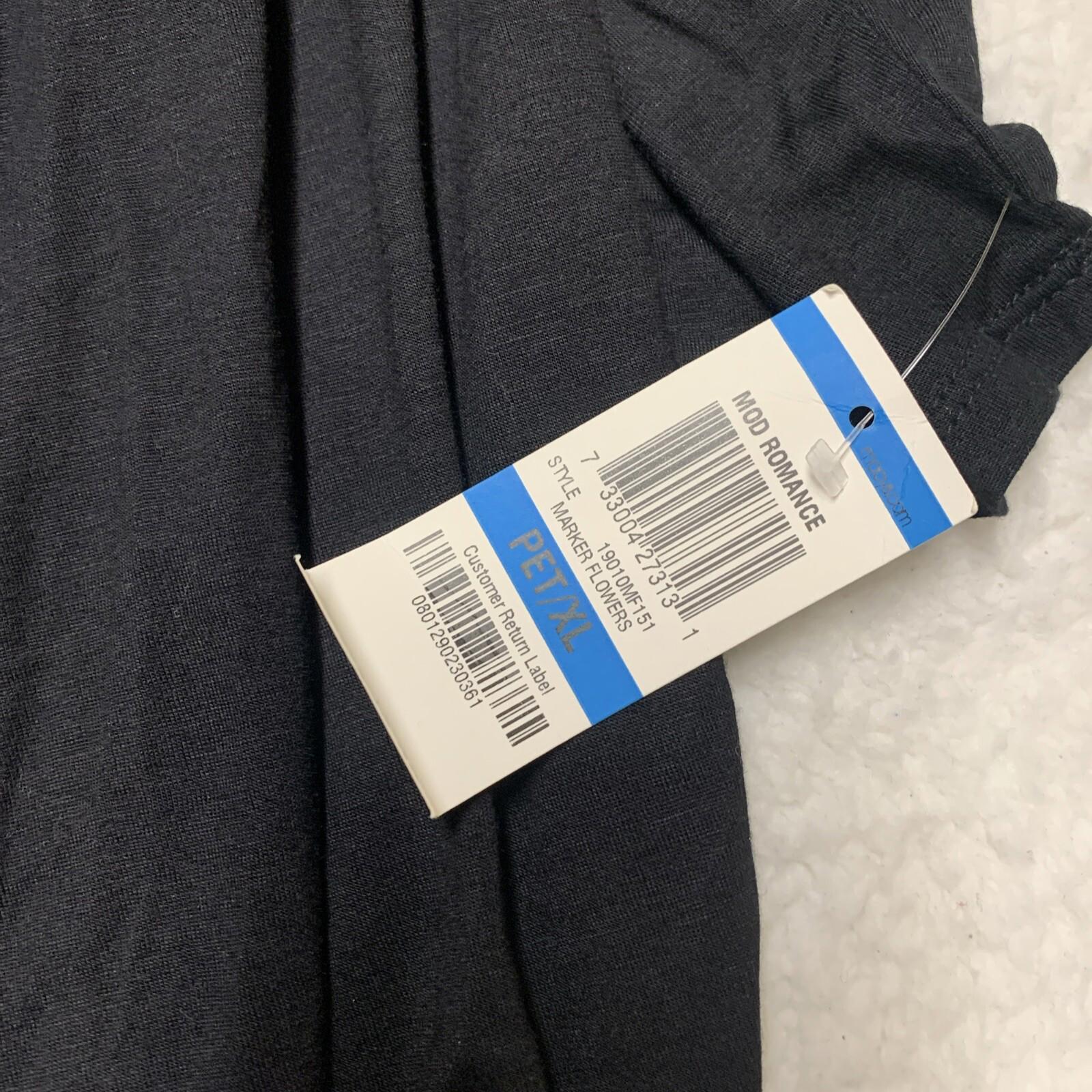 Túnica con cinturón estilo bohemio festivo en blanco y negro PXL para mujer de Style &amp; Co.