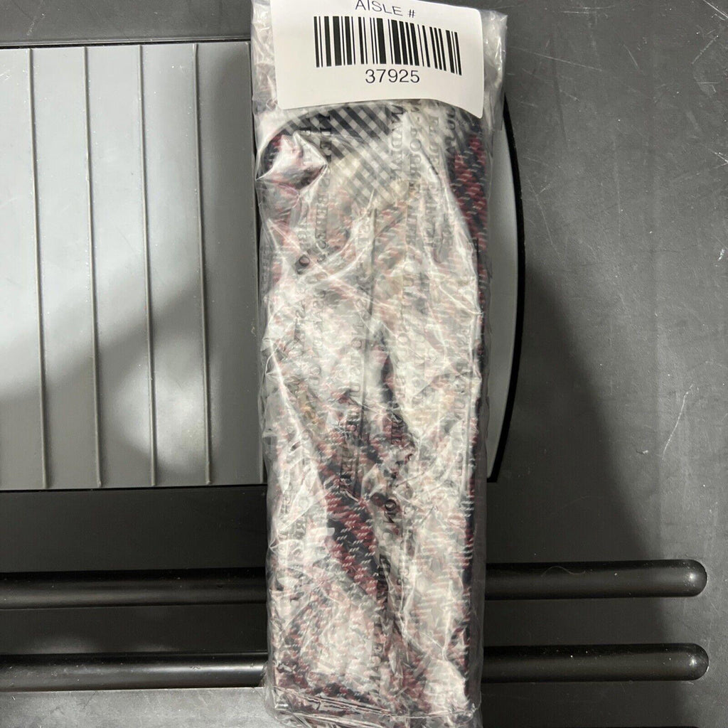 Corbata de seda con estampado de cuadros rojos y azules para hombre de Ben Sherman