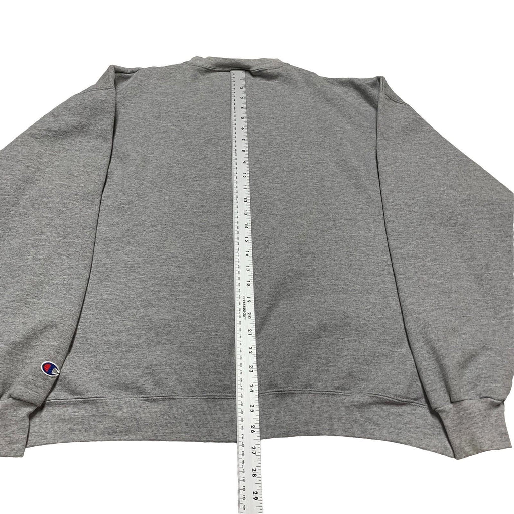 Sudadera unisex auténtica Champion XL gris Seton Hall University cuello redondo