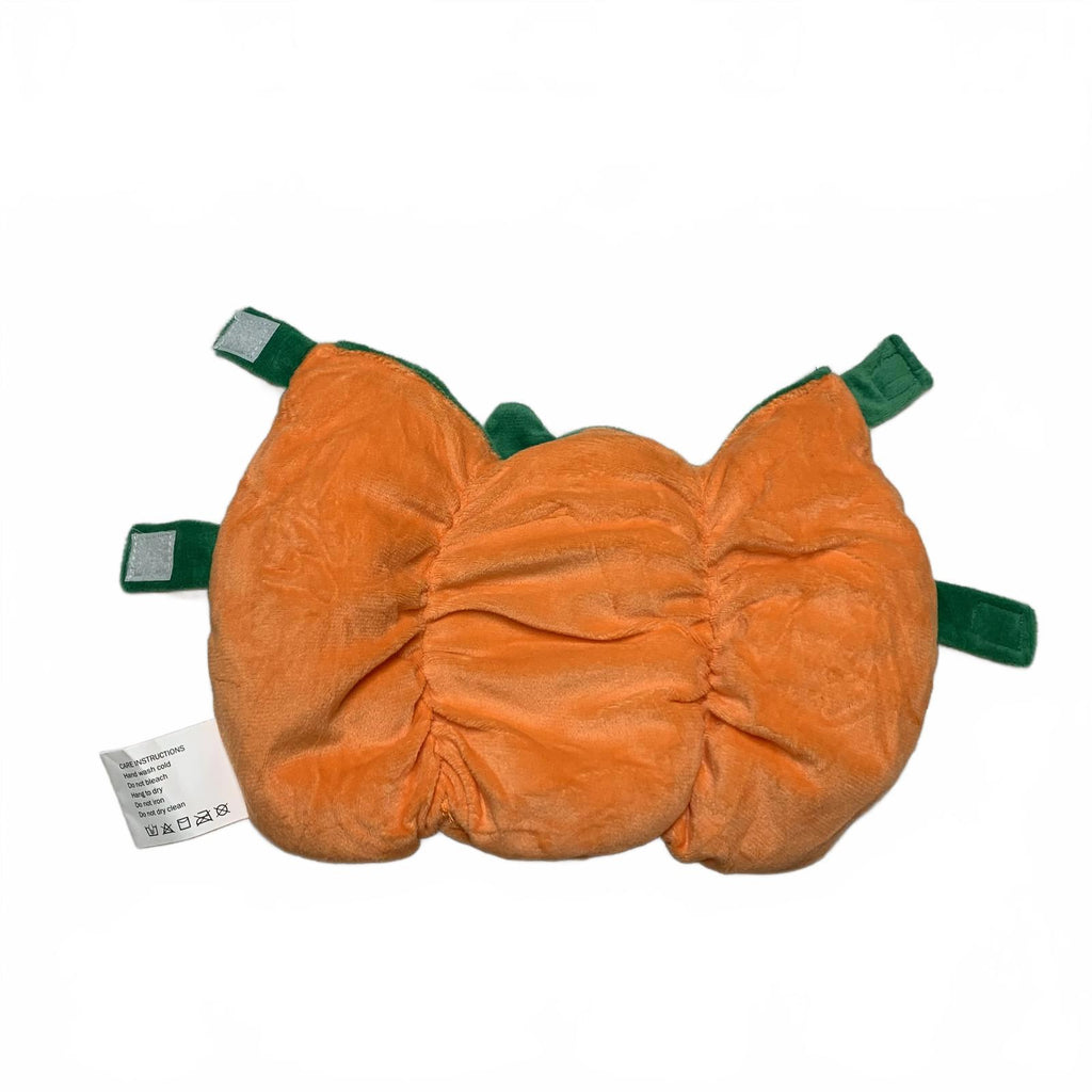 Accesorio para sombrero de disfraz de Halloween de peluche naranja extra pequeño de calabaza para mascota