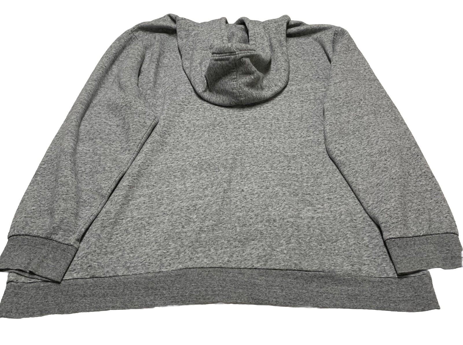 Sudadera con capucha y cordón ajustable en gris jaspeado de Old Navy para hombre, talla XXXXL