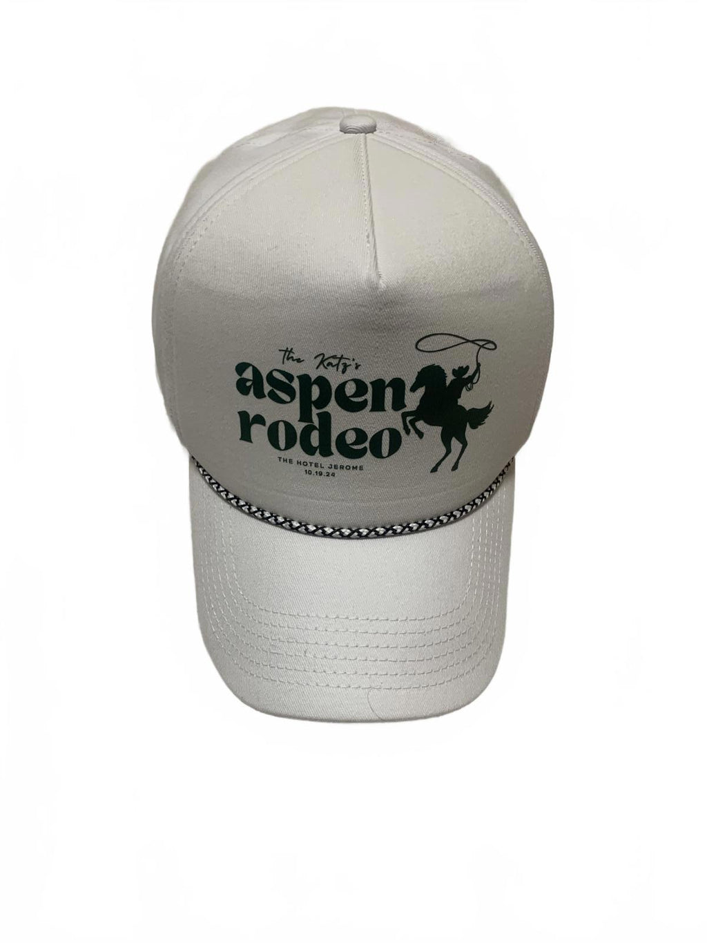 Gorra de camionero Sportsman White The Katz's Aspen Rodeo The Hotel Jerome