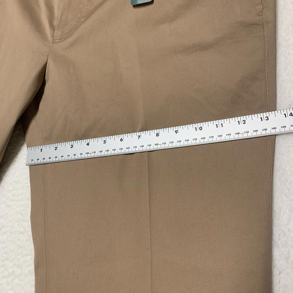 Pantalones de vestir LL Bean Chinos para hombre talla 42 ancho color caqui oscuro