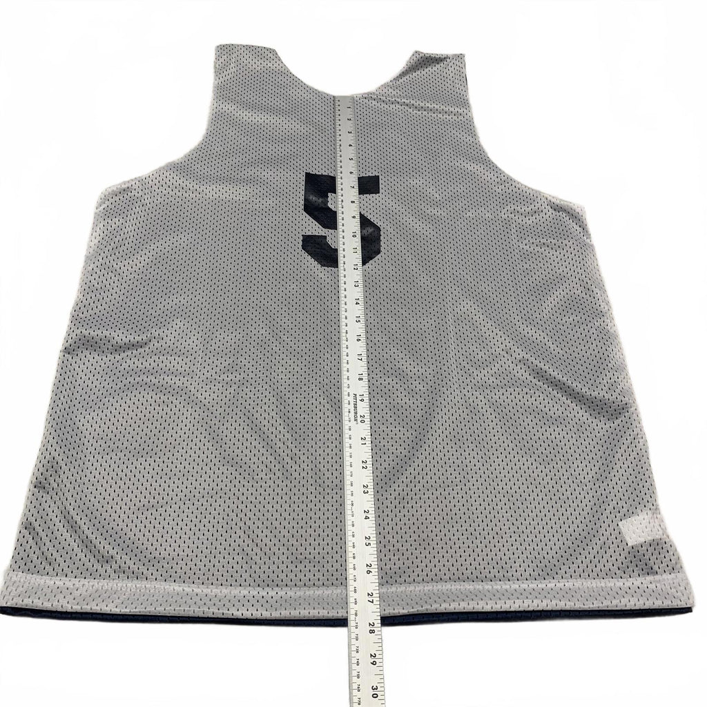 A4 Unisex Size L White Navy Reversible NY Urban Champions Athletic Mesh Jersey