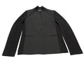 Tahari Knit Blazer Dual Texture Women Size 4 Jacket Black Gray